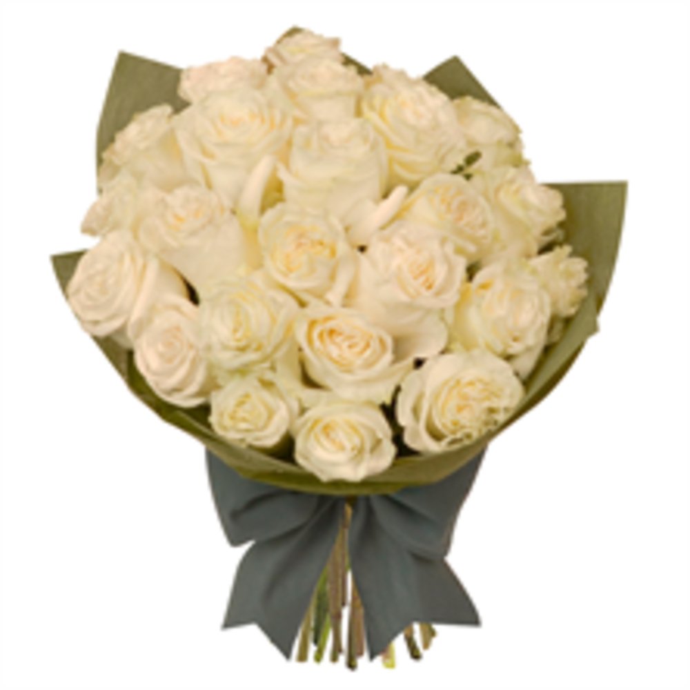 Long Stem White Roses Bouquet