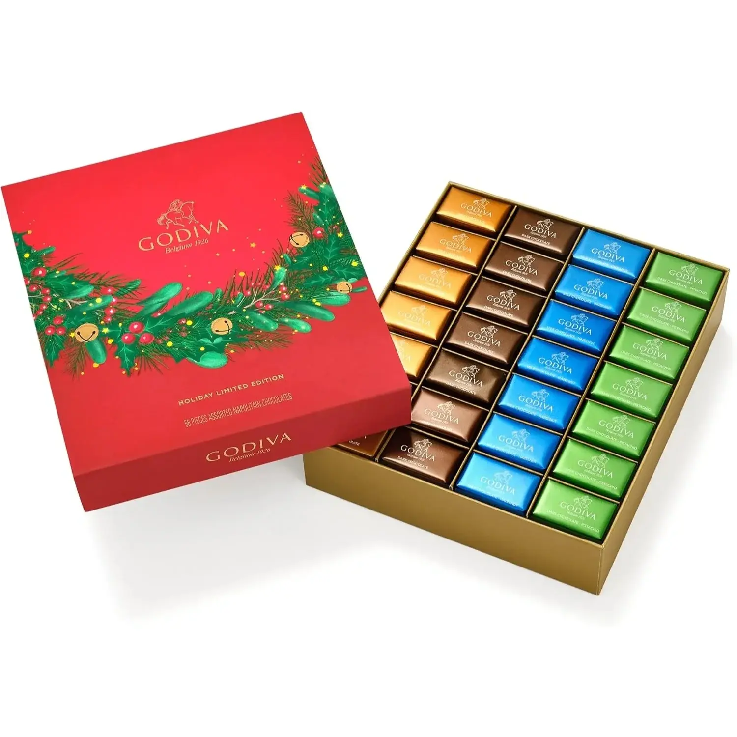 Godiva Holiday Napolitains 84 Pcs  Chocolates
