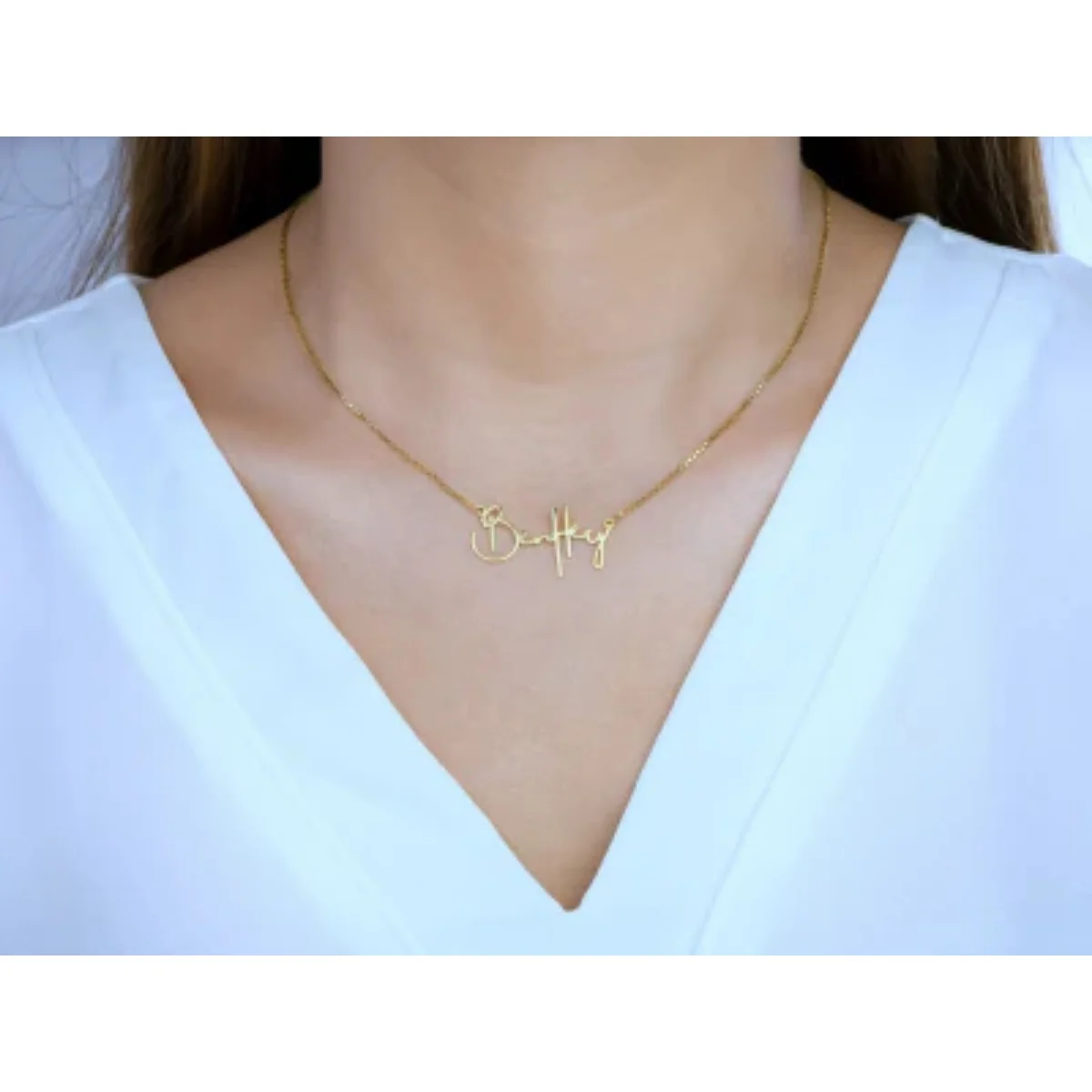Personalized Gold Necklace
