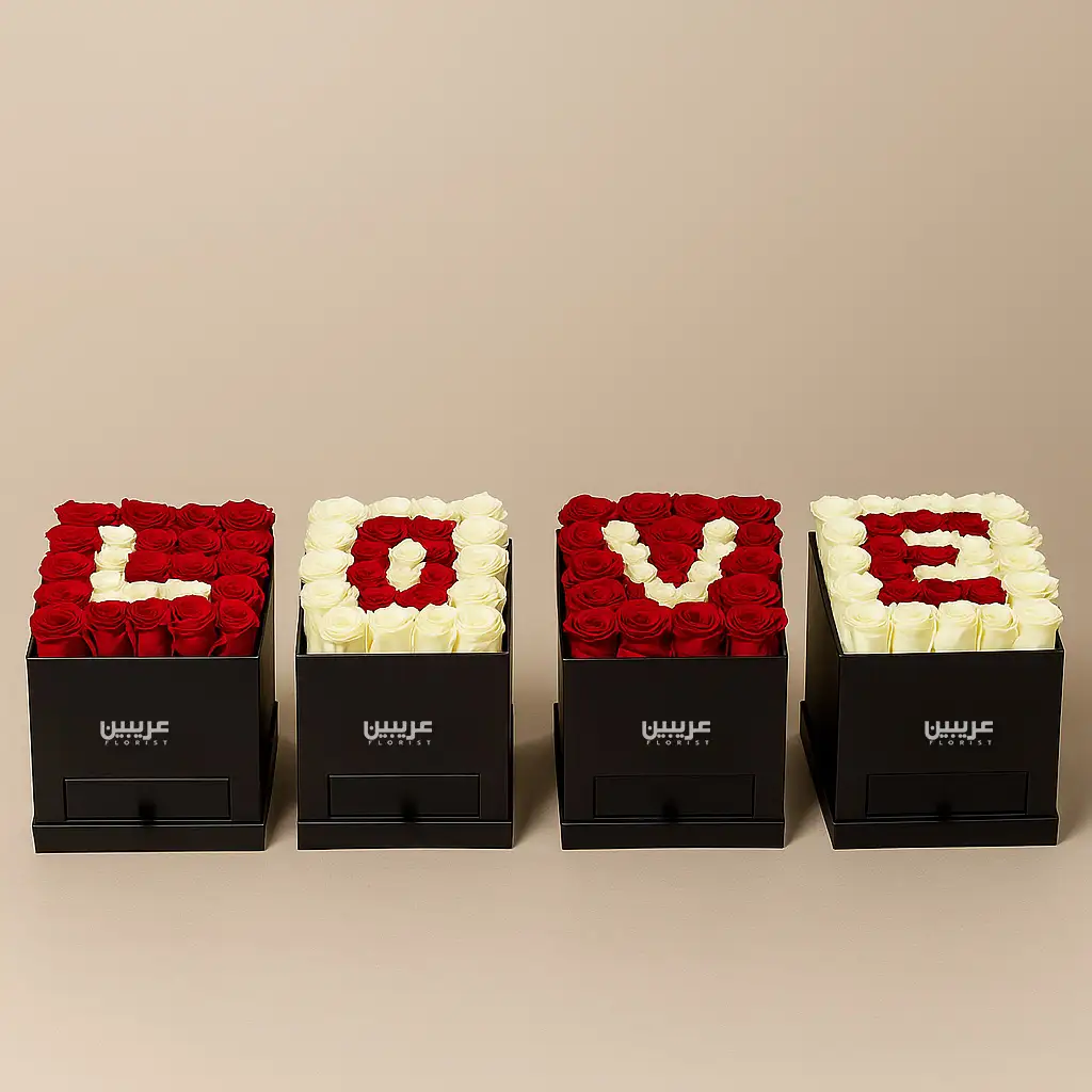 Love Bloom Box with Premium Roses and Ferrero Rocher