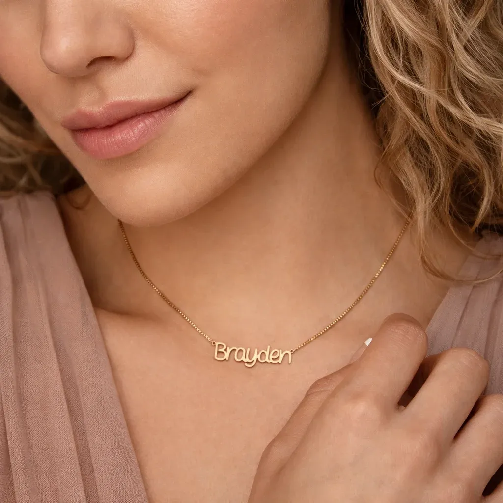 Gold Letter Necklace